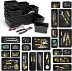 24-Pack-Black Tool Drawer Organizer Tray Set Deep to 2.55