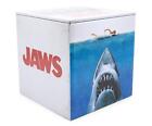 JAWS Logo Tin Storage Box Cube Organizer with Lid | 4 Inches