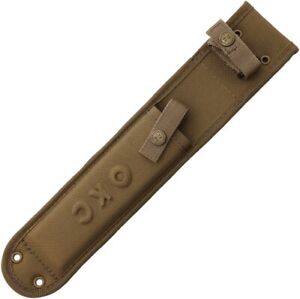 Ontario MOLLE-Ready Sheath For RAT-6 Fixed-Blade Knife Durable Tan Polyester