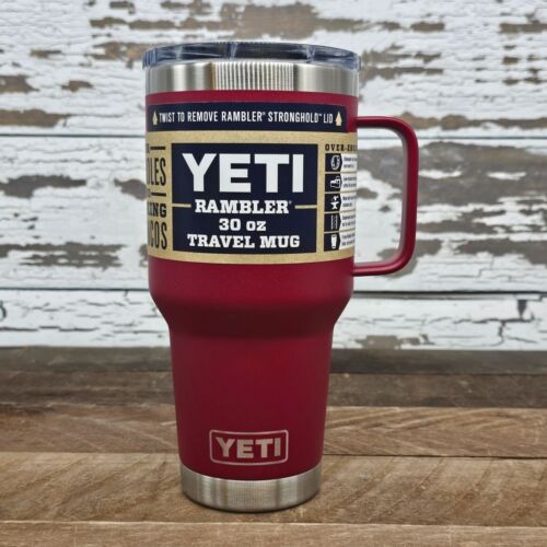 Harvest Red YETI® 30 Ounce Travel - Authentic, Brand New, Retired Color, Retired