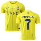 New AlNassr Ronaldo #7 Home Youth Kids Soccer Uniform Mbappe Messi CR7 Saka