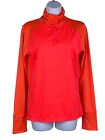 Under Armour Size Medium Semi Fitted Cold Gear Orange Running Top