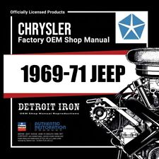 1969-1971 Jeep Shop Manuals & Sales Brochures Kit