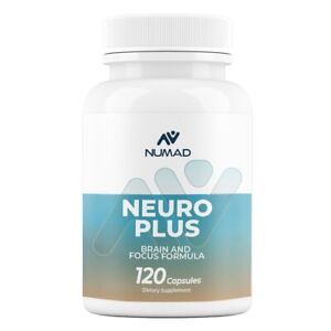 NUMAD Brain Health & Memory Booster 120CAPS, Focus, Clarity Nootropic Supplement