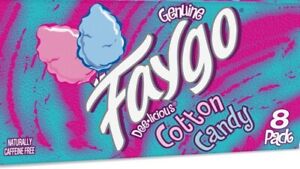 Faygo Cotton Candy Soda 8 pack Michigan brand beverage drinks delicious