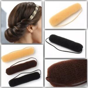 Hollywood Hair Bun Maker Sponge Bump Up Style Roll Tuck Donut Updo French Twist