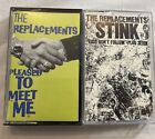 Cassette The Replacements Stink Punk Pleased to meet me  Alternative Lot Of 2