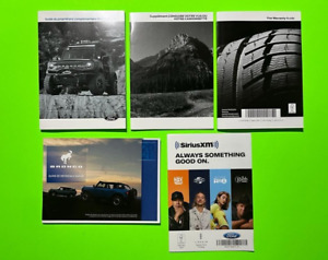 2021 Ford BRONCO Factory Owners Manual Set (CANADA) *OEM* in FRENCH