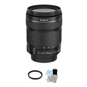 Canon EF-S 18-135mm f/3.5-5.6 IS STM Lens + UV Filter & Cleaning Kit
