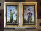 Vintage Disney ( Haunted Mansion Dueling Ghosts ) Collector's Poster Prints (T2)