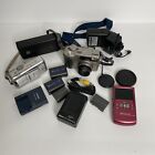 Camera Lot Canon Sony Kodak Nikon Digital Film Batteries Chargers Flash Compact
