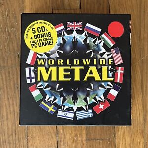 Various Artists : Worldwide Metal: With Playable PC Game CD Box Set 5 discs