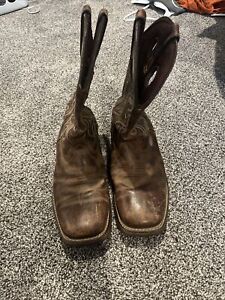 cowboy boots for men 8.5 used shoes size
