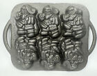 Cast Iron Santa Claus Cookie Mold Christmas Muffin Candy