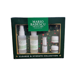 Mario Badescu Skin Care Cleanse & Hydrate 5-Piece Collection - Great for Gifts