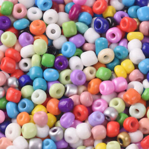 Wholesale 1000/500/200pcs 2mm 3mm 4mm Tiny Round Opaque Glass Loose Spacer Beads