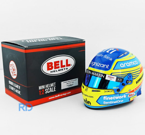 2023 Fernando Alonso Mini Helmet - 1:2 Scale Bell F1 Helmet - Model 4100224