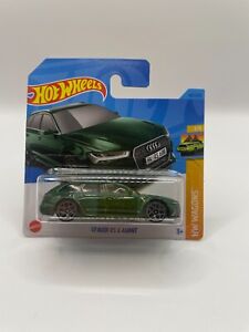 Hot Wheels 2023 '17 Audi RS6 Avant Green HW Wagons 1/5 Short card Model car