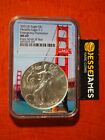 2021 (S) SILVER EAGLE NGC MS69 FROM THE 9TH SAN FRANCISCO BOX TYPE 1 BRIDGE CORE