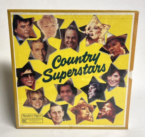 NEW SEALED Country Superstars Box Set Readers Digest Vinyl LP