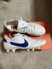 Nike Premier 3 III FG K-Leather Cleats White/Red/Blue AT5889-146 Men's Size 8