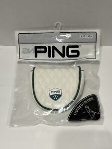 NEW Ping Limited Edition Heritage Mallet Putter Cover Masters Green/White I1