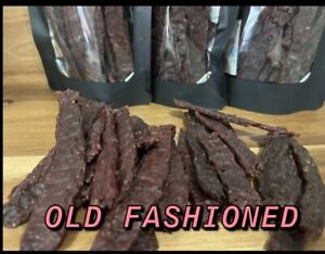 JERKY STRIPS BEEF JERKY HOME MADE 4OZ QUATER POUND ORIGINAL OLD FASHIONED FLVR