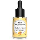 Maccibelle Cuticle Oil Heals Dry Cracked Cuticles Milk & Honey 0.5 oz