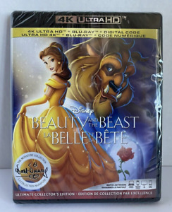 Beauty and the Beast (4K Ultra HD UHD + Blu-ray) Disney **NEW/SEALED** FREE SHIP