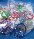 WHOLESALE LOT OF 24 PEACE SIGN BRACELETS jewelry stretch beaded silver hippie