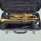Trumpet Yamaha YTR 200AD Advantage Gold Brass Trumpet with Mouthpiece and Case