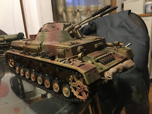 1/16  rc Flakpanzer IV Kugelblitz 3d print turret for  henglong panzer4  panther