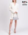 RRP€386 NICHOLAS Crepe Blazer Dress US2 UK6 IT38 XS Ruched Fully Lined