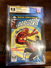 Daredevil #183 CGC 9.8 WP SS Signed 2x Miller Janson Signature Series Cust Logo
