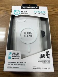Pelican Voyager Magnetic Mag Safe Case w/ Holster New (2022) iPhone 6.7