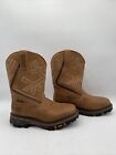Cody James Men's ASE7 Decimator Western Work Boots Brown Leather Size 12 D