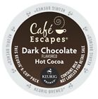 Cafe Escapes Dark Chocolate Hot Cocoa  24 to 144 K cups Pick Any Size FREE SHIP