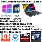 Dell Latitude E6540_Windows 11💥New 1TB SSD💻Intel i5/ AMD💻BACKLIT💥Office 2019