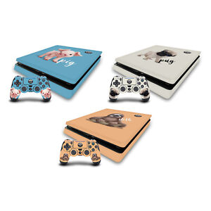ANIMAL CLUB INTERNATIONAL FACES VINYL SKIN FOR PS4 SLIM CONSOLE & CONTROLLER