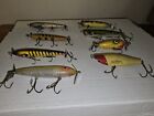 Vintage Antique Surface Fishing Lures - Lot of 8 Lures