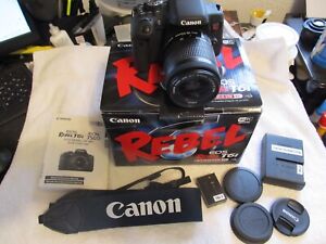 Canon EOS Rebel T6i Digital SLR w/ EF-S 18-55mm IS STM Lens plus SD card &Batt