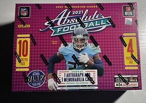 2021 Absolute NFL Football Mega Box New Factory Sealed Kaboom Red Parallels