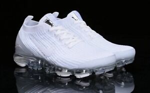 Nike Air Vapormax Flyknit 3 Pure Platinum Grey White Women's Size 7.5 AJ6910-100
