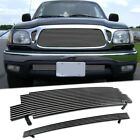For 2001-2004 Toyota Tacoma Front Chrome Upper Bumper Billet Grille Insert Combo (For: 2003 Toyota Tacoma)