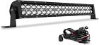 LED Light Bar 24 Inch Straight Work Light 4D 200W with 8Ft Wiring Harness Best