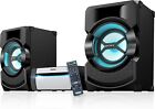 Sony Home Stereo System with DVD Player Bluetooth, Powerful Bass, LED Lights
