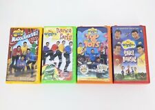 Lot Of 4, The Wiggles VHS - Top Of the Tots, Dance Party, Magical Adventure!