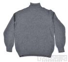 BRUNELLO CUCINELLI Solid Gray 100% CASHMERE Turtleneck Sweater Mens - EU 58 / XL