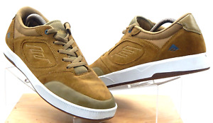 Emerica Reynolds Men's Skate Suede Leather Khaki Sneaker Shoes Size 11