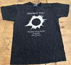 Vtg 90s Solar Eclipse Shirt Medium Short Sleeve July 11 1991 Sea Of Cortez Black